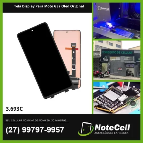 Tela Display Para Moto G82 Oled Original - Instalação Expressa Em 30 Minutos!