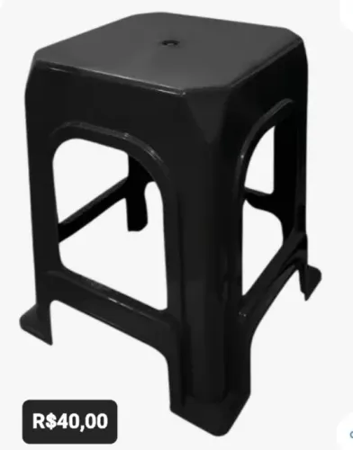 Banqueta plástico resistente Suportar 140kg