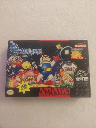 Jogo Super Nintendo Super bombeamento snes mint 