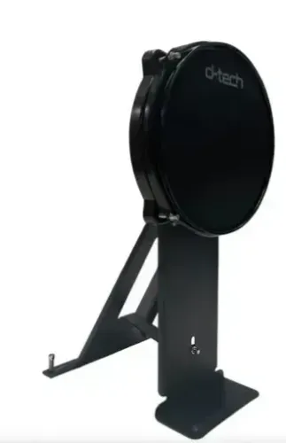 PAD BUMBO BATERIA ELETRONICA D TECH 08 POLEGADAS SILENT COR PRETO
