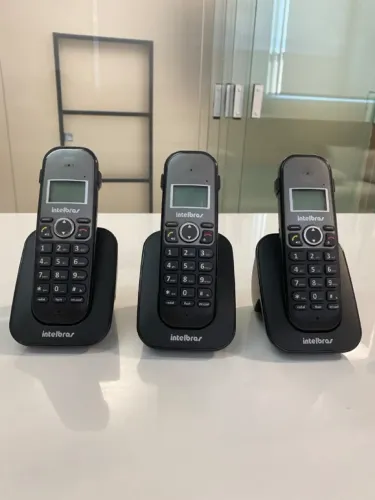 Kit com 4 Telefones Sem Fio Intelbras TS 5121 Unidade (4 unidades disponíveis)