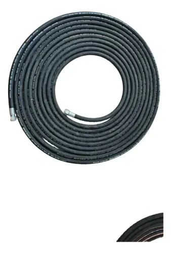 Mangueira Hidraulica Hylik(BLACKDIAMONDsp) 4 Tramas De Aço 1/2'' 20metros 420Bar/6090PSI
