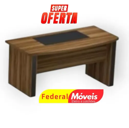 Mesa para Escritório 1,80x0,80 Curve - Resistente e perfeita para seu ambiente de trabalho