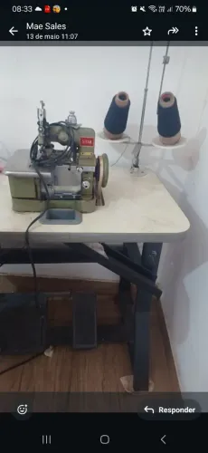 Máquina de costura Overloque semi industrial