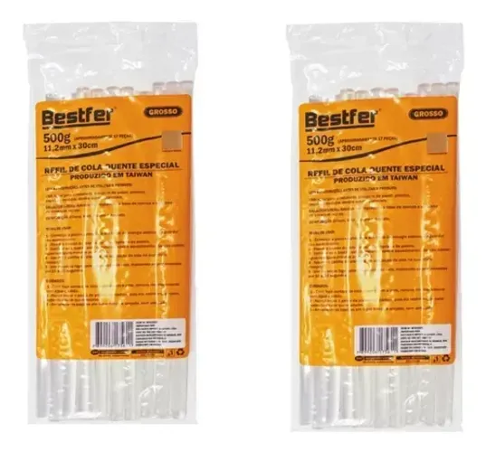 REFIL P/ PISTOLA DE COLA 7,2MMX30CM 1KG BESTFER