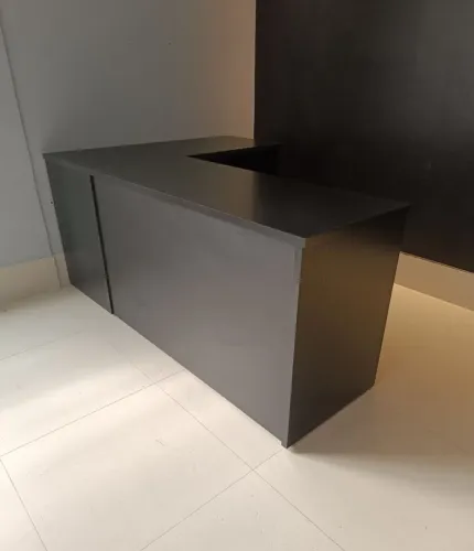 Mesa L Nova 1 Gaveta 1.80m x 1.23m x 53cm - Entrego