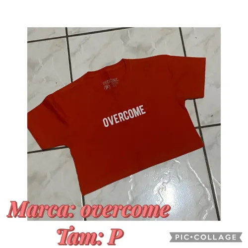 Cropped Overcome - TAM P por R$ 19,99