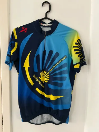 Camisa de cicloturismo Caminho de Santiago