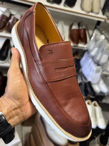 Sapato casual masculino de Couro Ricardo Almeida (entrega grátis) 38 ao 43