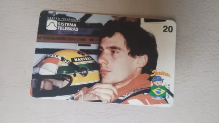 Cartão Telefonico Airton Senna GP 1989