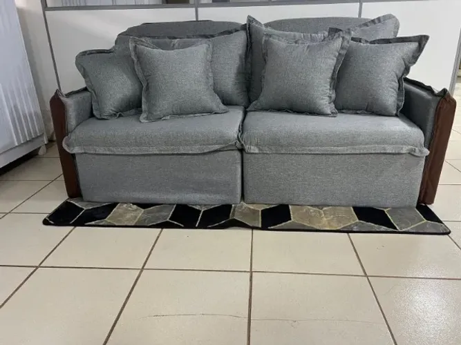 Sofá Cama Líbano Retrátil e Reclinável 2,00m (FAZEMOS ENTEGA DF E ENTORNO)