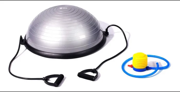 Bosu Meia Bola Inflável Step Ginástica 60 Cm Com Alças - Odin Fit