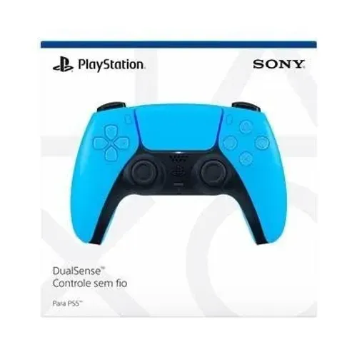 Controle Sony DualSense PS5, Sem Fio, Starlight Blue