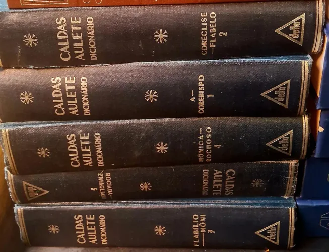 Dicionário Caldas Aulete 5 volumes