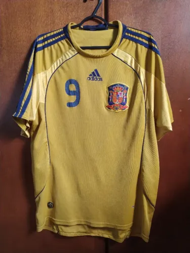 Camisa seleção Espanha de futebol #9 Fernando Torres 2008