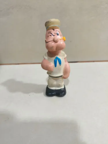 Boneco colecionável Popeye vinílico anos 90