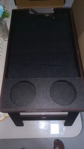 2 bandejas de refeições em MDF (nunca usadas)