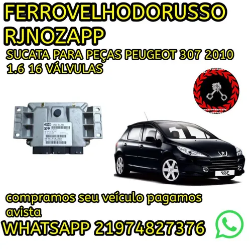 Módulo de injeção do Peugeot 307 1.6