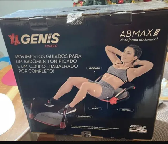 Vendo aparelho de ginástica GENIS Abmax nunca usado e na caixa