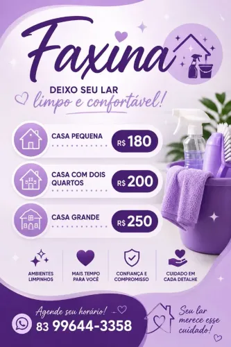 Faxina em geral