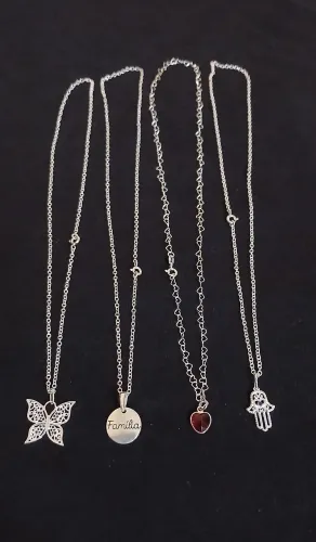 Colar feminino de Prata 