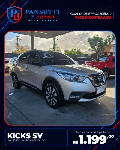 Nissan Kicks SV 1.6 16V Flexstar 5P Aut. 2021