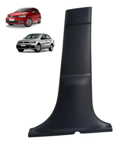 Acabamento Coluna B lado direito Vw Gol Voyage G5 G6 G7 G8 Original 2009 a 2023