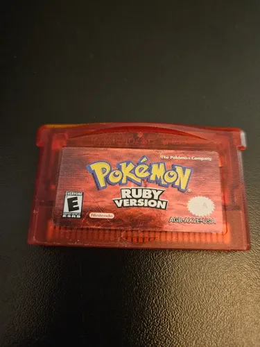 Game boy advance pokemon ruby version