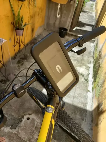 Suporte de celular para bicicleta/moto *ACEITO CARTÃO*