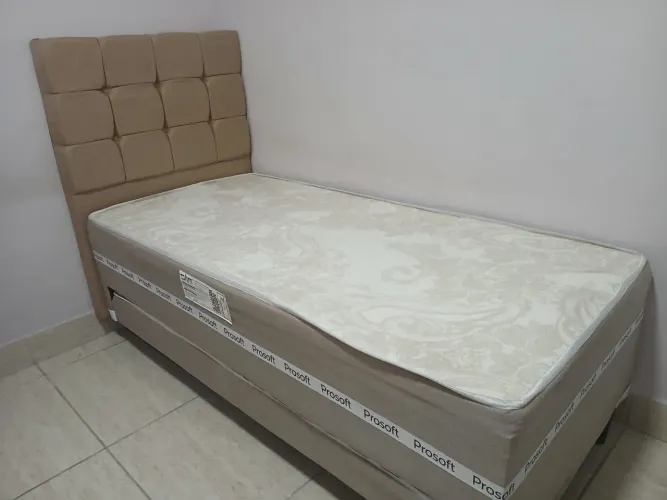 Cama box solteiro, com cama auxiliar