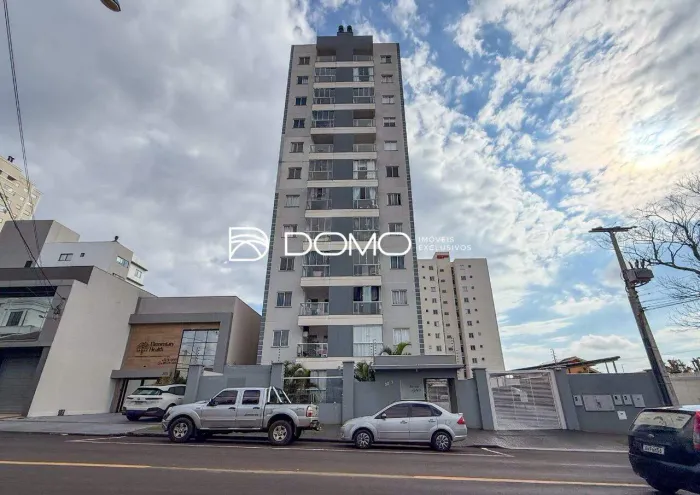 Apartamento à venda no Bairro Cancelli (Cascavel-PR) | Frente, 2 quartos, varanda gourmet