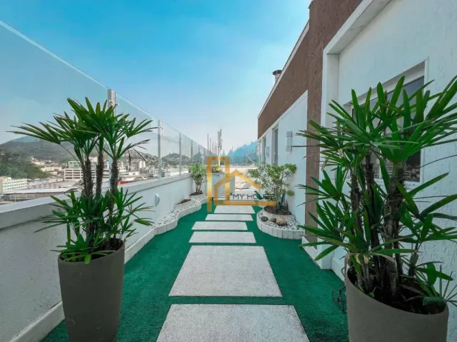 Cobertura Exclusiva de 600 m² com Vista para o Dedo de Deus 4 Suítes e Área de Lazer Comp