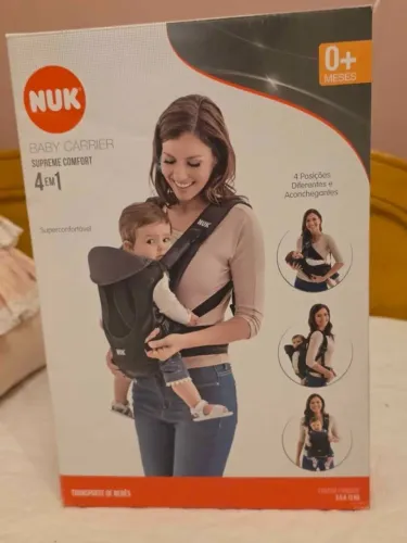 Canguru NUK Baby Carrier Supreme Comfort 4 em 1 - Na Caixa