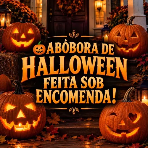 ABÓBORAS DE HALLOWEEN - SOB ENCOMENDA