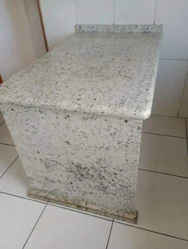 Bancada  de granito 120/74 altura 80