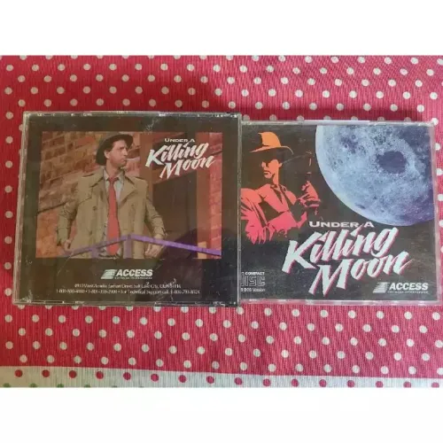 Under a Killing Moon Jogo Para PC CDRom Importado 1994 4 Discos Ms-Dos