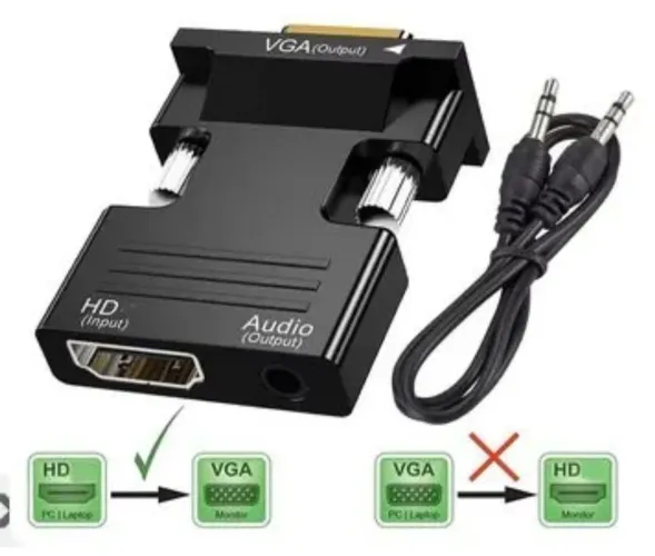 Adaptador HDMI para VGA