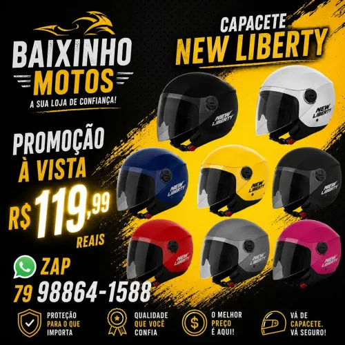 Capacete New Liberty
