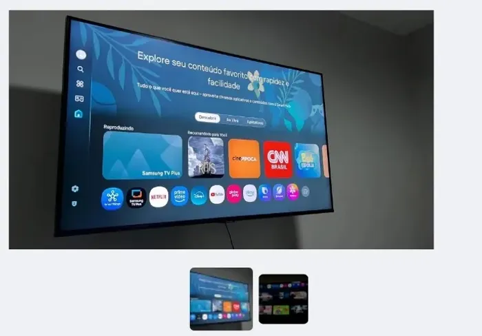 Tv Samsung 43 polegadas smart 4k UHD, modelo CU7700. 5x sem Juros