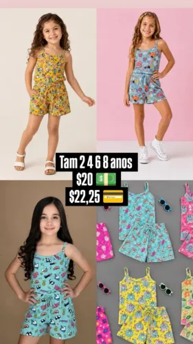 Conjunto pra menina