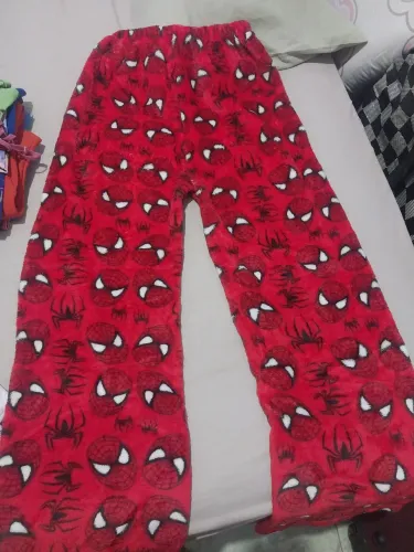 Calça de veludo do Homem-aranha