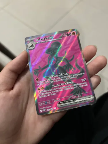 Card Pokémon - SalazzleEX em perfeito estado