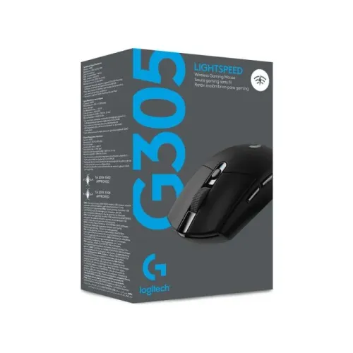 Mouse Logitech G305 Lightspeed + 4 Pilhas Recarregáveis