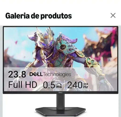 Monitor Dell 24, Fhd (1920 x 1080), 240 Hz, Ips