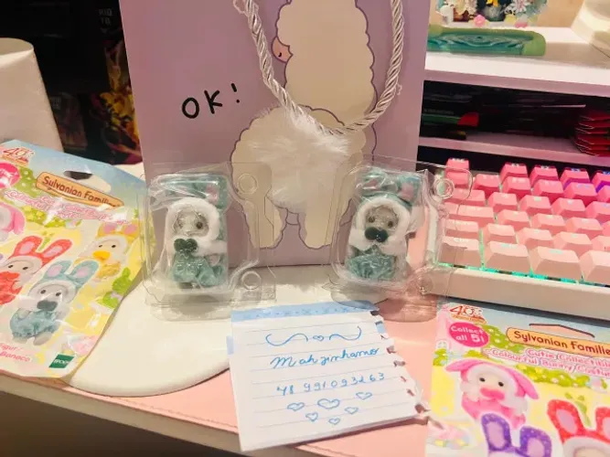 2 coelhinhos blind bag 40 anos sylvanian families