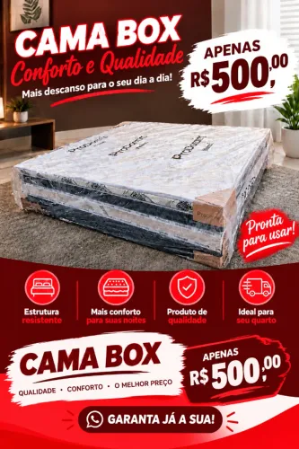 cama box promoção!!! mais espuma