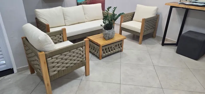 Conjunto de sofá, corda nautica