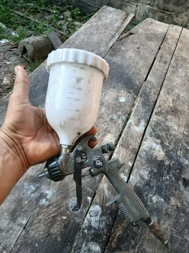 Pistola para pintura automotiva da marca pdr usada em boas condições uso 180$