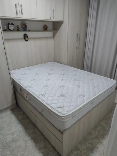 colchão casal Castor, modelo Hotel Collection Fire Retardant dupla Face Pocket,