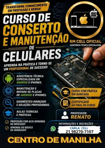 VENDO. CURSO. MANUTENÇÃO. DE. CELU